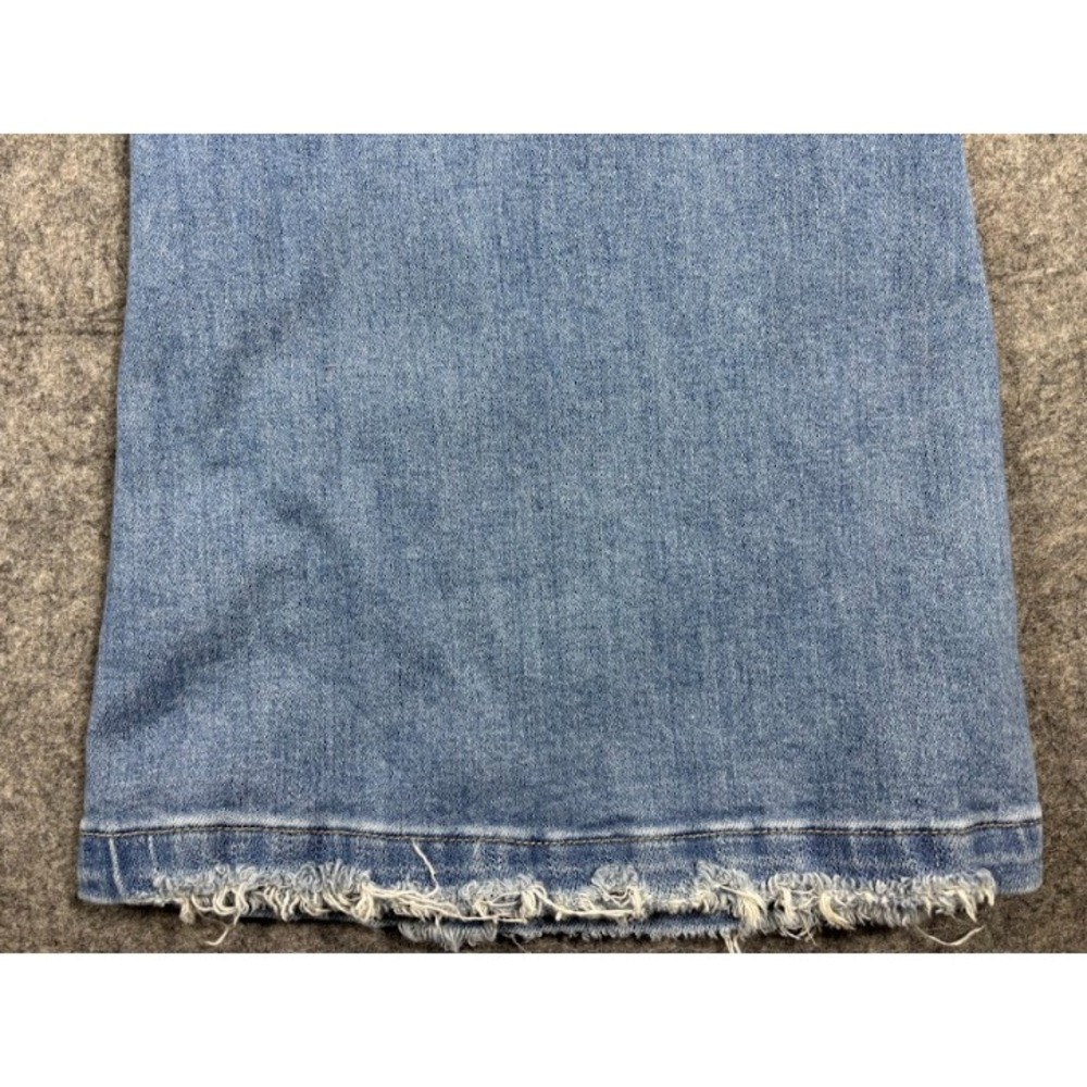 Petra 153 Flare Jeans Women's 32x32 Blue Distressed Ripped Denim Y2K Retro - Picture 8 of 13